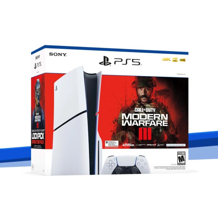 PS5 - Consola PlayStation 5 Slim con Unidad de Disco- Modern Warfare
