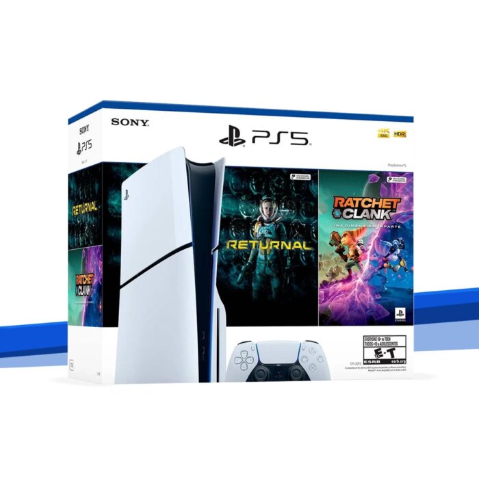 PS5 - Consola PlayStation 5 Slim con Unidad de Disco - Ratchet and Clank
