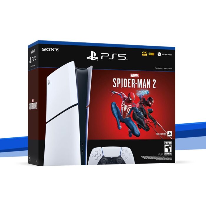 PS5 - Consola PlayStation 5 Slim Digital - Spiderman 2